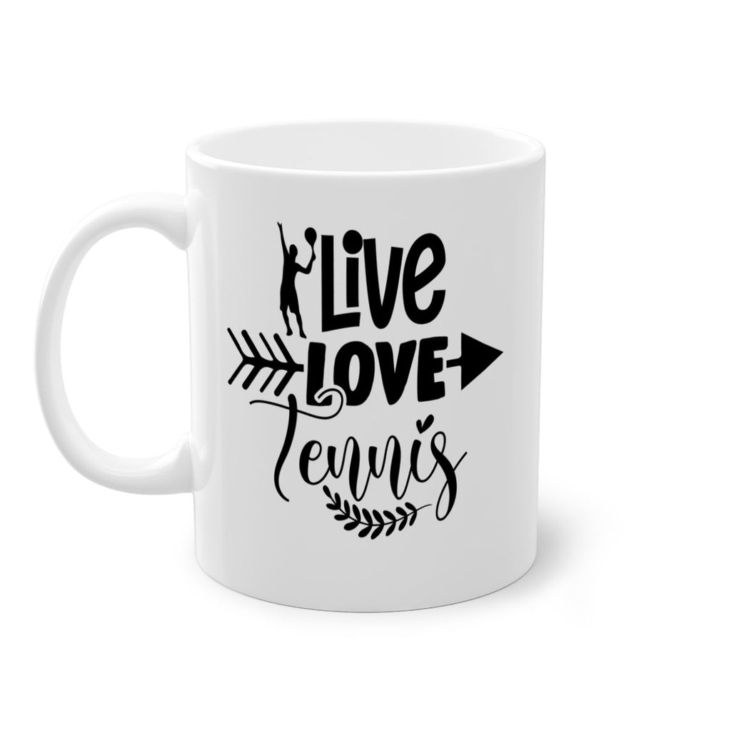 live love Tennis 819#- tennis-Mug / Coffee Cup