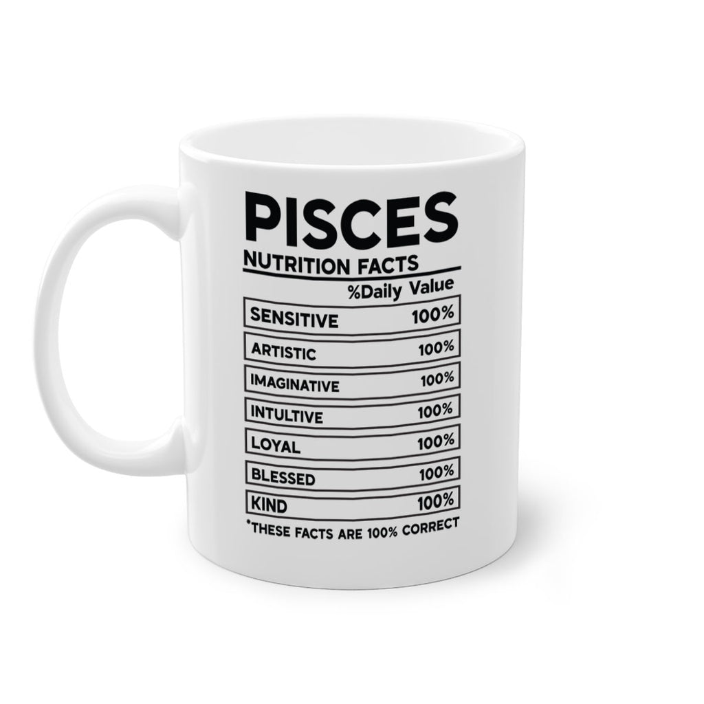 pisces Nutrition Facts 367#- zodiac-Mug / Coffee Cup