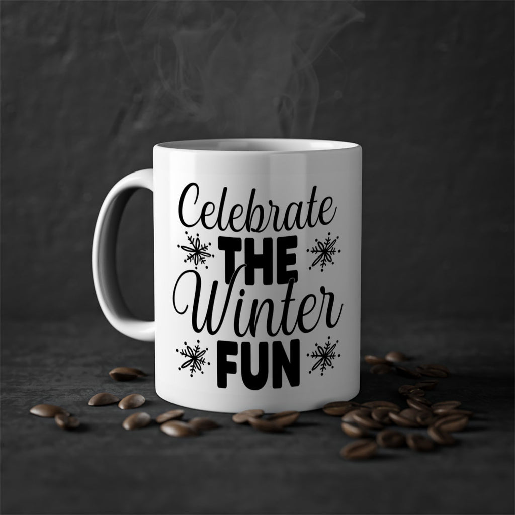 Celebrate the Winter Fun41#- winter-Mug / Coffee Cup