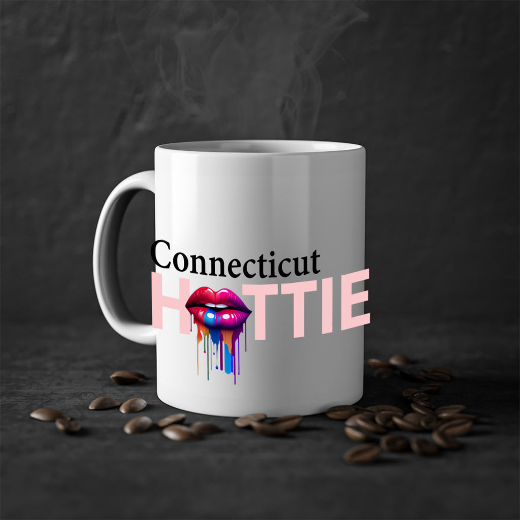 Connecticut Hottie with dripping lips 7#- Hottie Collection-Mug / Coffee Cup