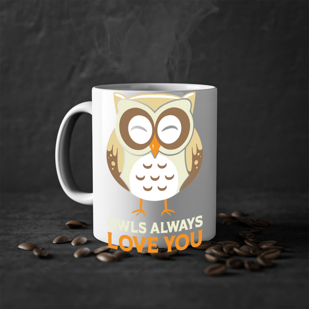 Cute Owl Always Love You A TurtleRabbit 3#- owl-Mug / Coffee Cup