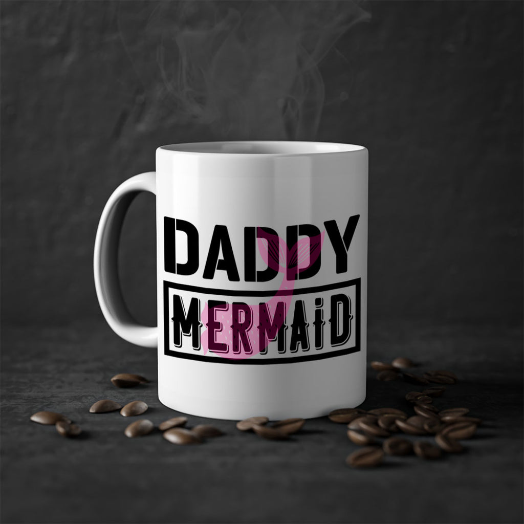 Daddy mermaid 112#- mermaid-Mug / Coffee Cup