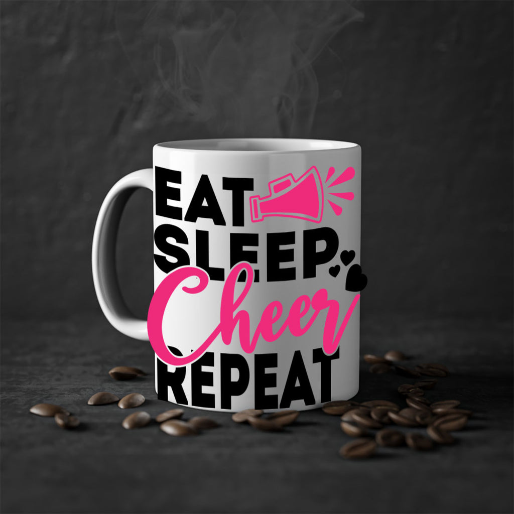 Eat Sleep Cheer Repeate 1315#- cheer-Mug / Coffee Cup