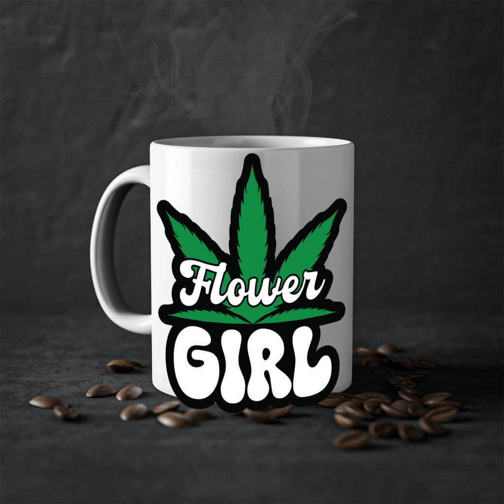 Flower girl 85#- marijuana-Mug / Coffee Cup