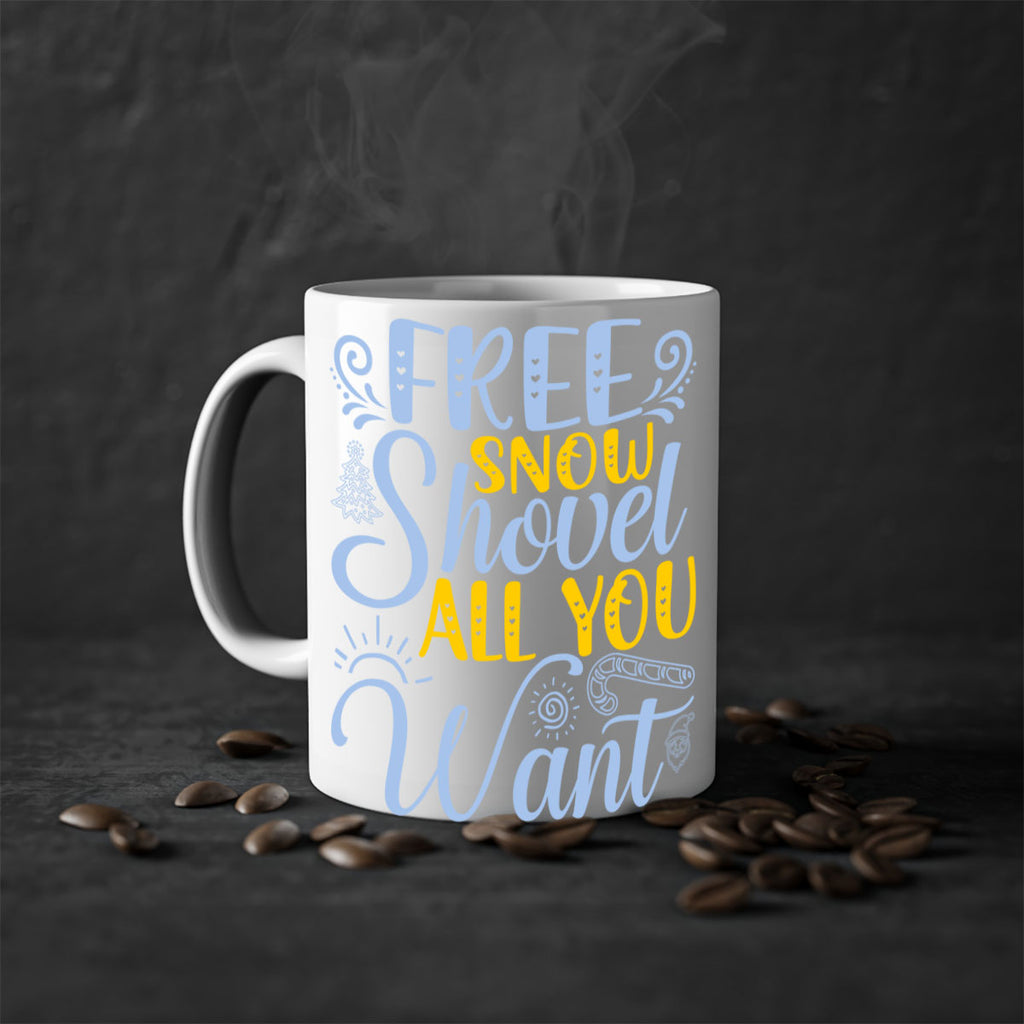 Free snow shovel all you want107#- winter-Mug / Coffee Cup