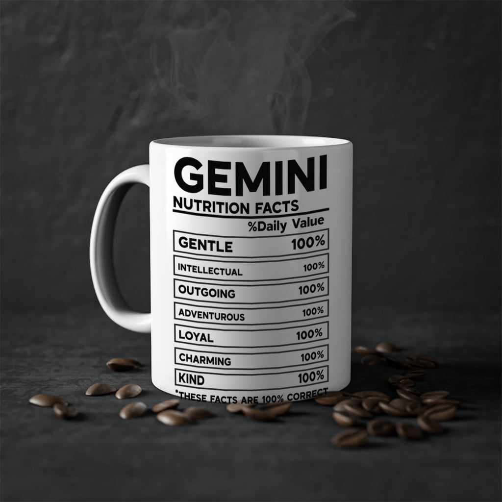 Gemini Nutrition Facts 220#- zodiac-Mug / Coffee Cup