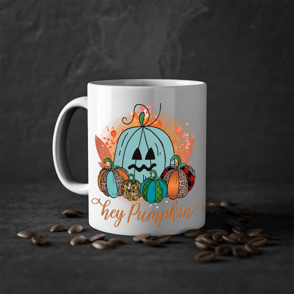 Hey Pumpkin 302#- fall-Mug / Coffee Cup