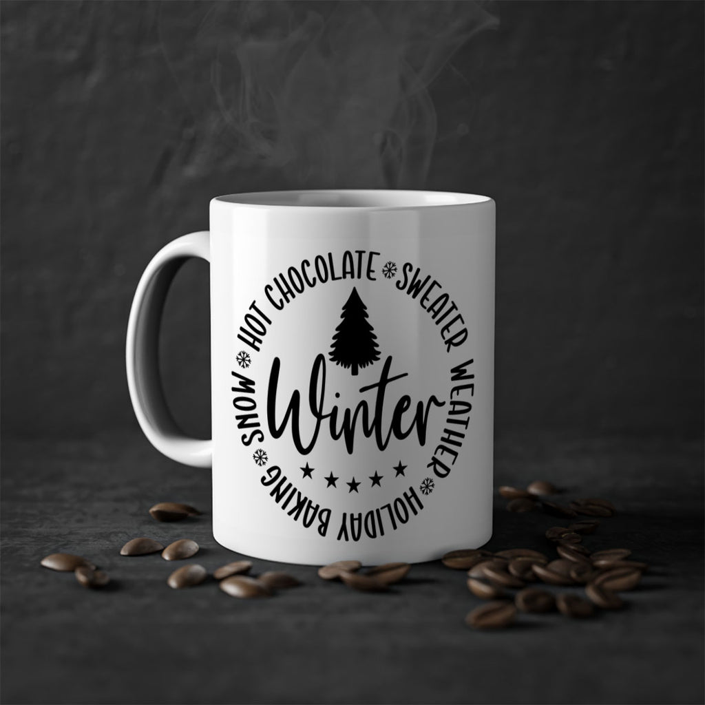 Hot Chocolate Sweater Weather Holiday Baking Snows196#- winter-Mug / Coffee Cup