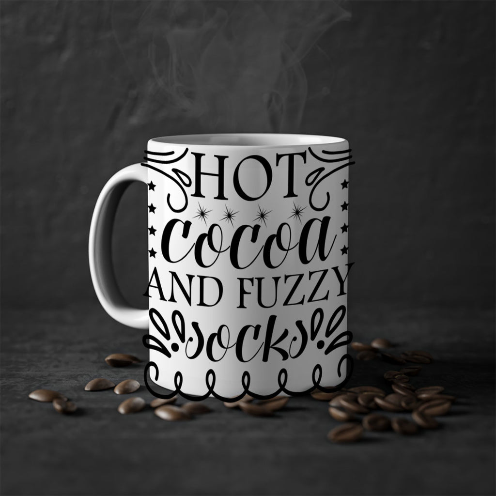Hot Cocoa and Fuzzy Socks 217#- winter-Mug / Coffee Cup