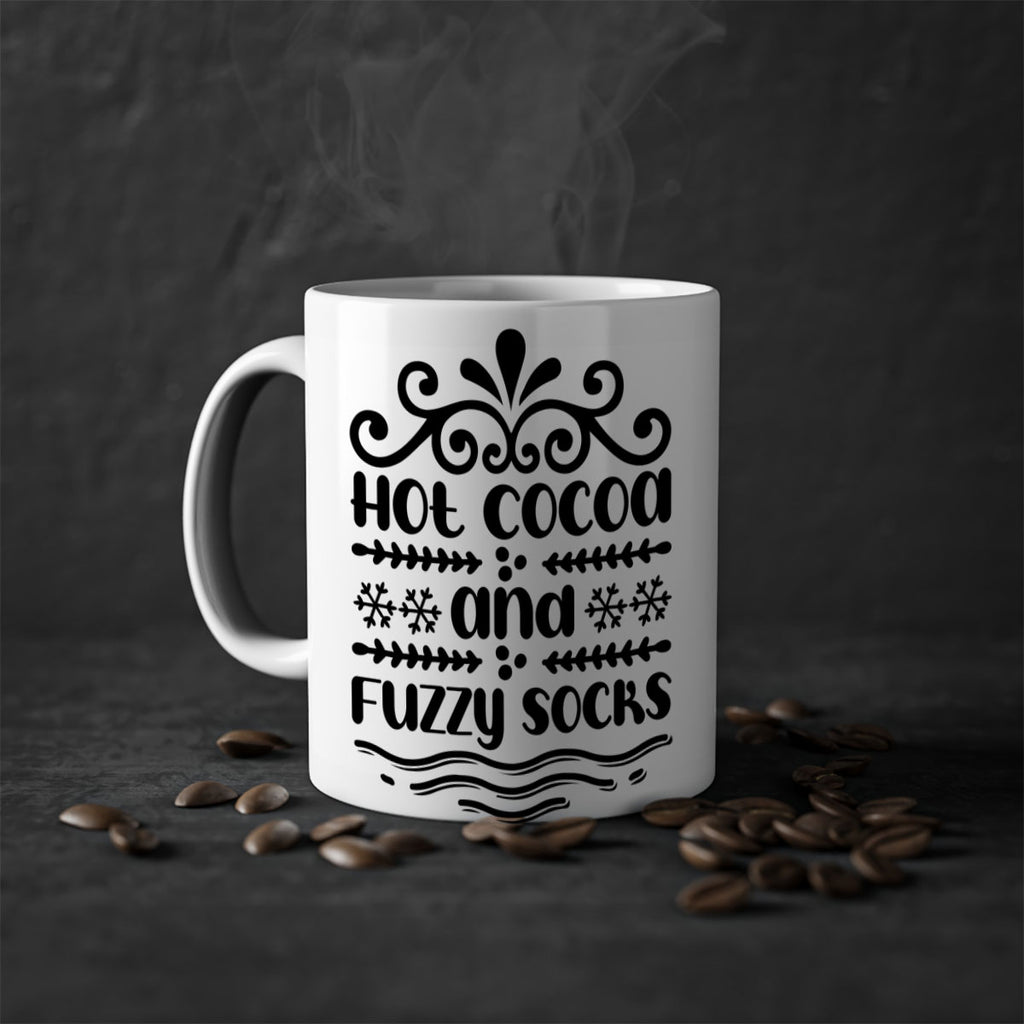 Hot Cocoa and Fuzzy Socks 219#- winter-Mug / Coffee Cup