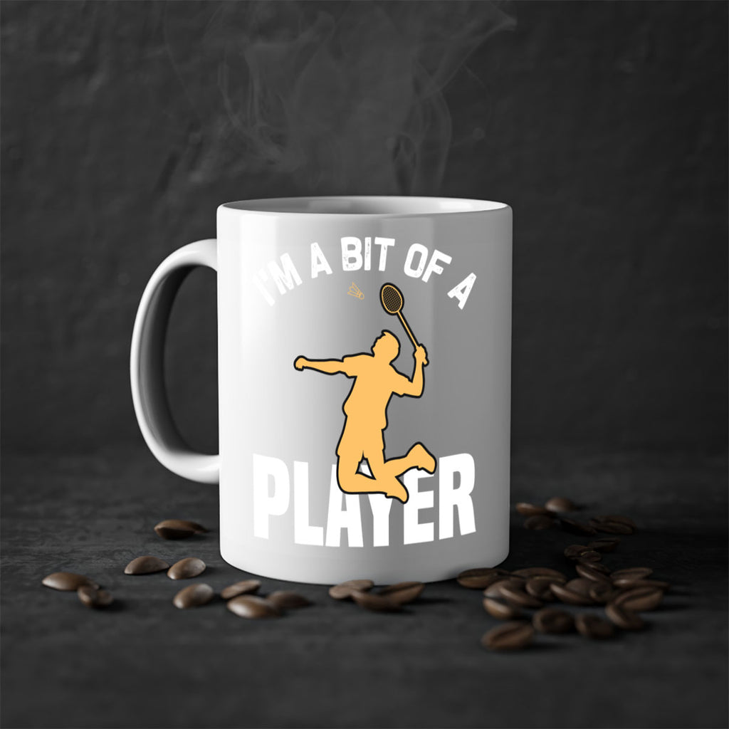 Im a bit 1071#- badminton-Mug / Coffee Cup
