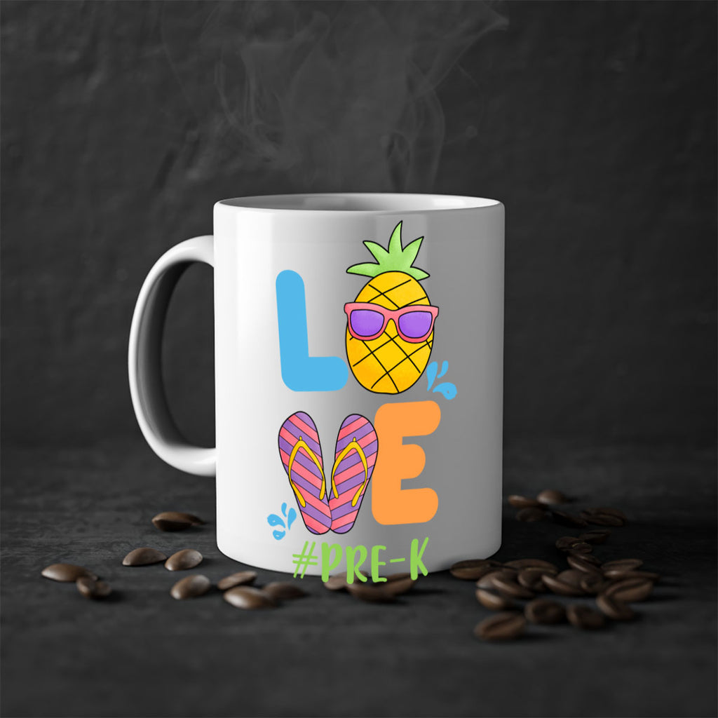 LOVE PreK Summer Pineapple 21#- preK-Mug / Coffee Cup