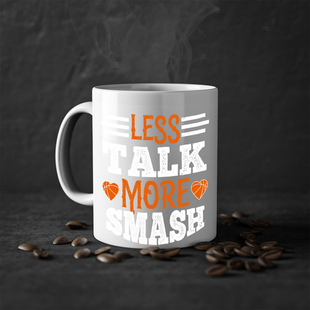 Less talk more smash 2063#- basketball-Mug / Coffee Cup