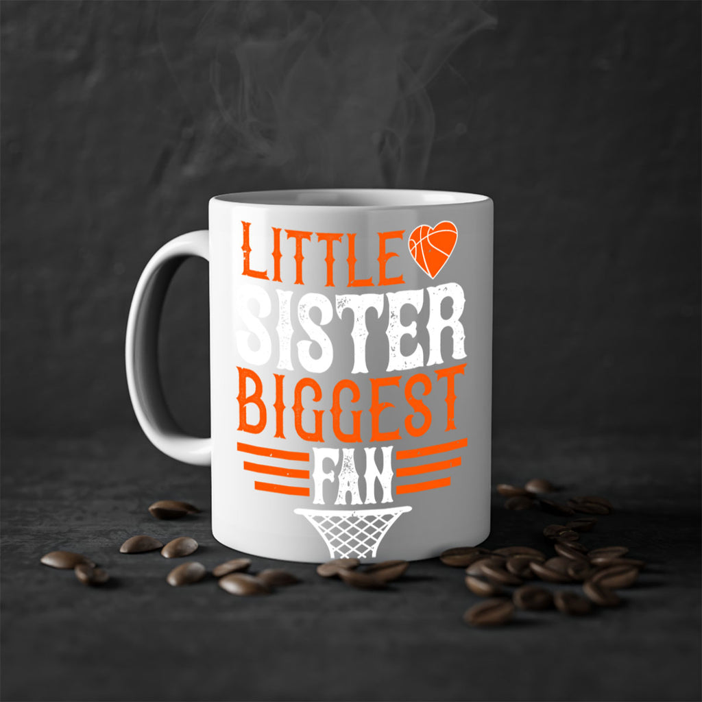 Little sister biggest fan 2002#- basketball-Mug / Coffee Cup