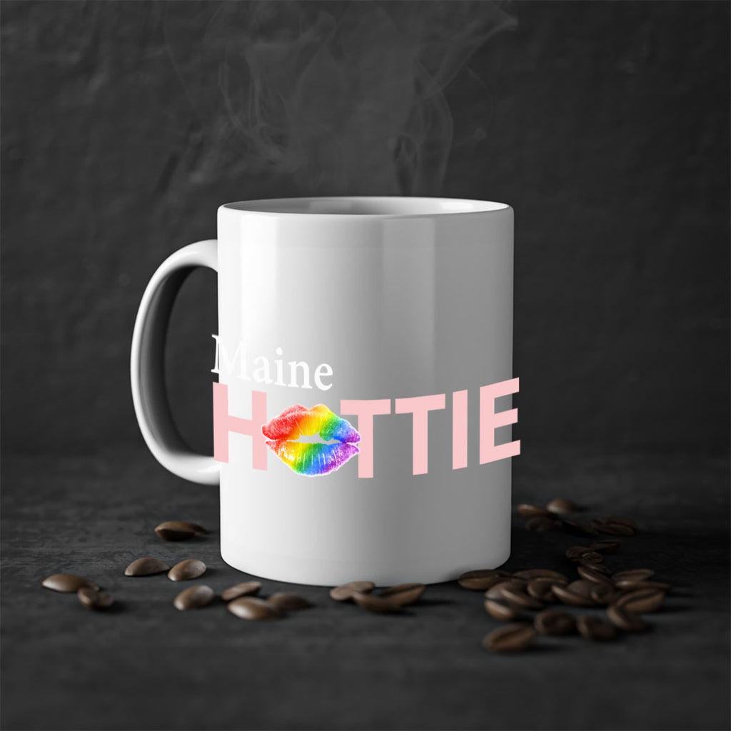 Maine Hottie with rainbow lips 70#- Hottie Collection-Mug / Coffee Cup