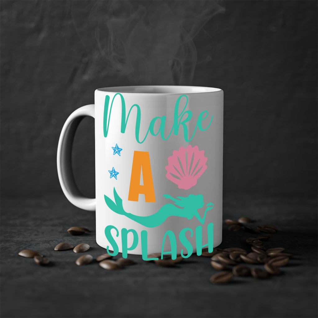 Make a Splash Design 314#- mermaid-Mug / Coffee Cup