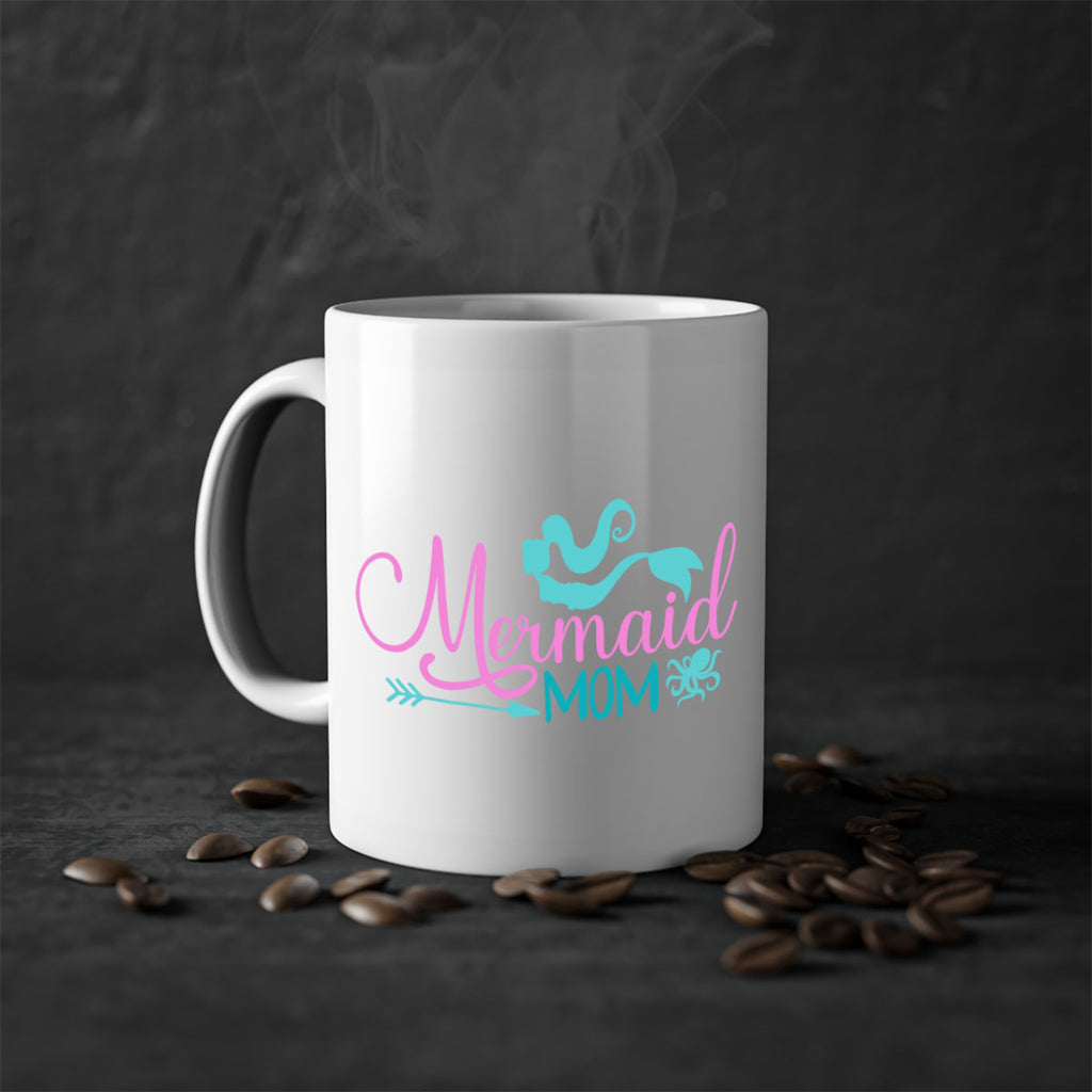 Mermaid Mom 374#- mermaid-Mug / Coffee Cup