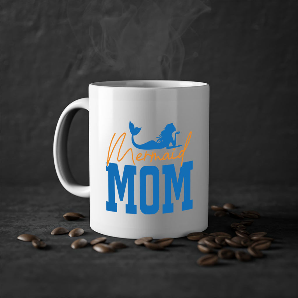 Mermaid Mom 375#- mermaid-Mug / Coffee Cup
