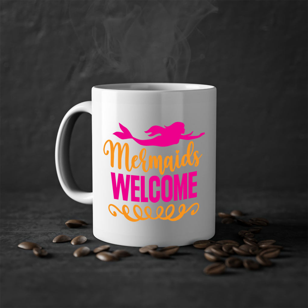 Mermaids Welcome 472#- mermaid-Mug / Coffee Cup