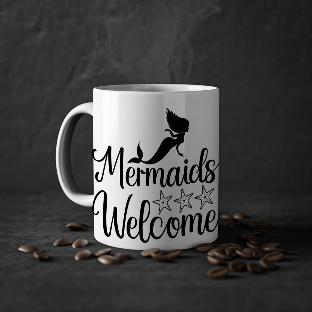 Mermaids welcome 498#- mermaid-Mug / Coffee Cup