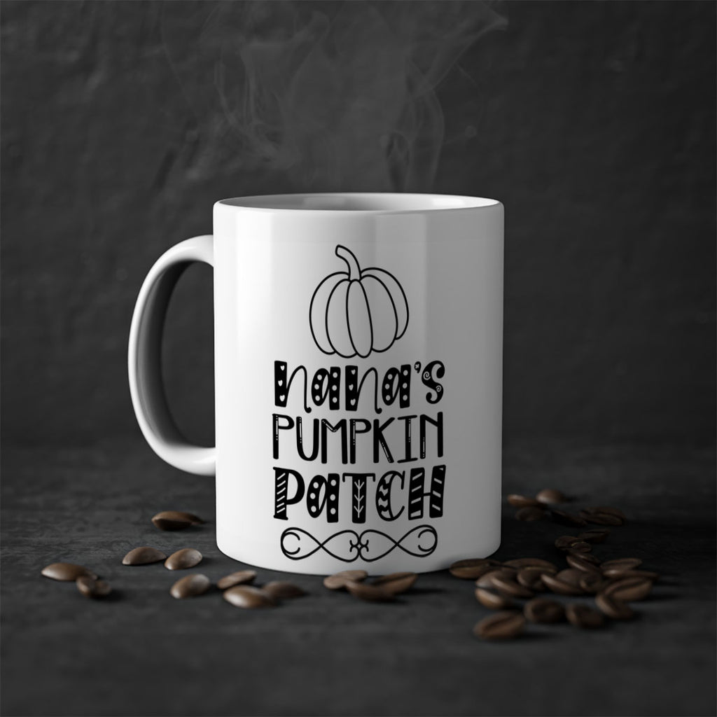 Nana s Pumpkin Patch 439#- fall-Mug / Coffee Cup