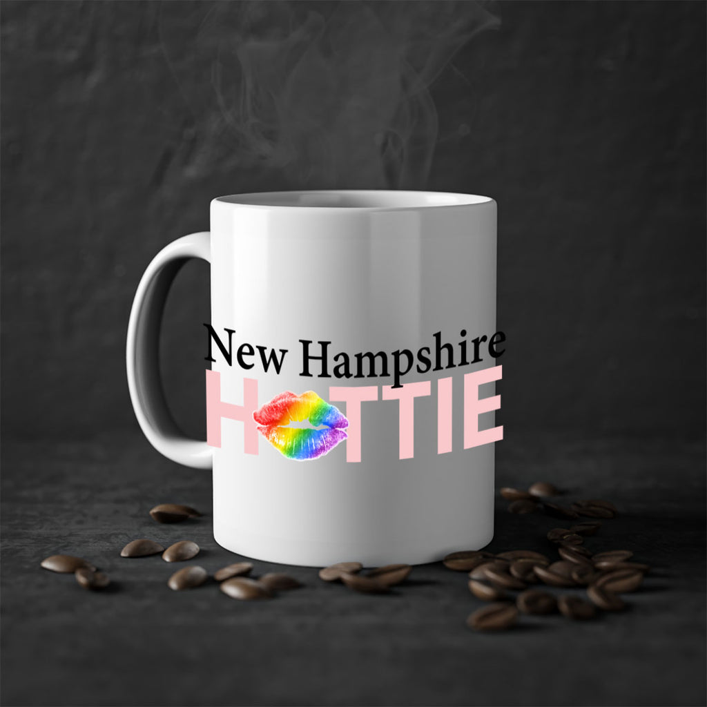 New Hampshire Hottie with rainbow lips 29#- Hottie Collection-Mug / Coffee Cup