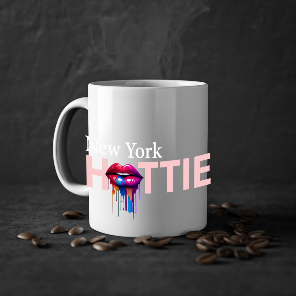 New York Hottie with dripping lips 106#- Hottie Collection-Mug / Coffee Cup