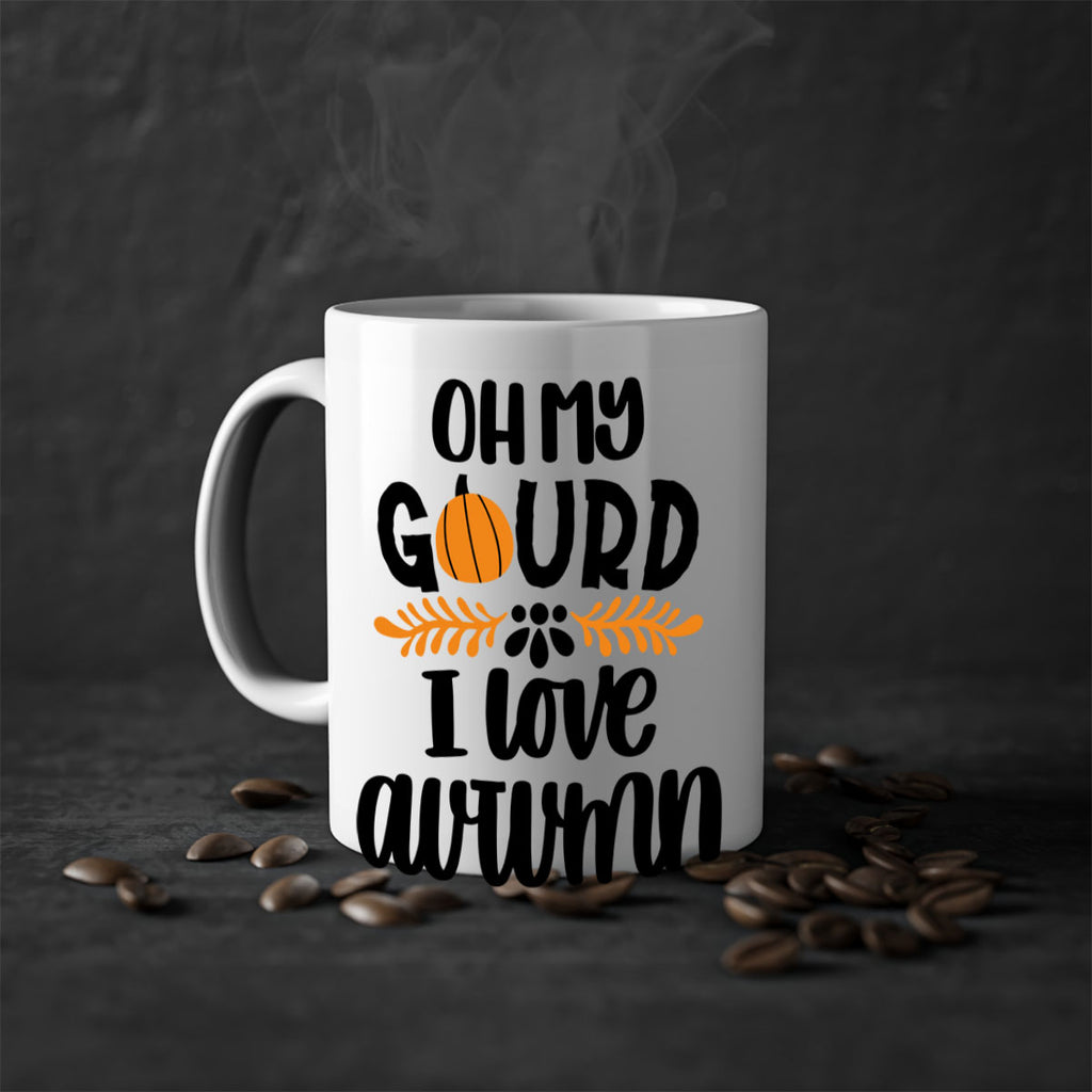 Oh My Gourd I Love Autumn 504#- fall-Mug / Coffee Cup