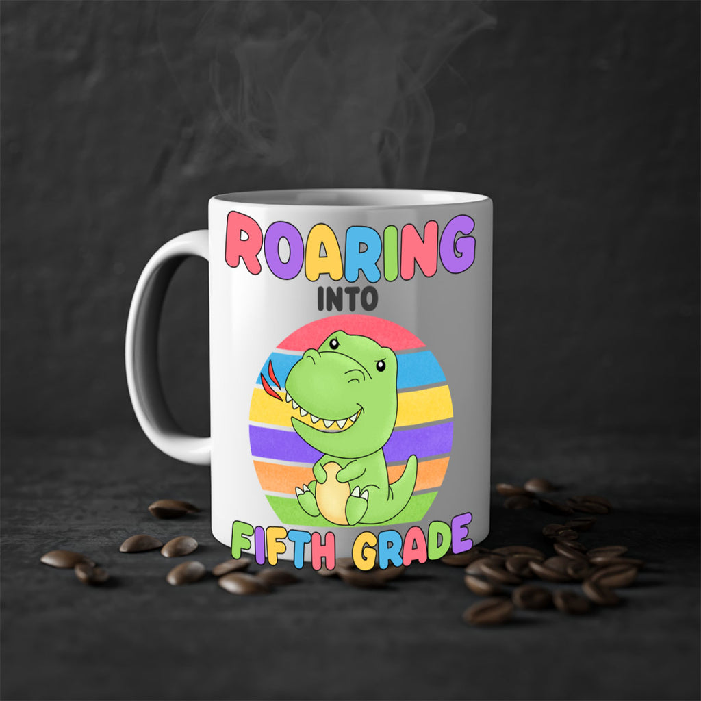 Roaring to 5th Grade Trex 25#- 5th grade-Mug / Coffee Cup