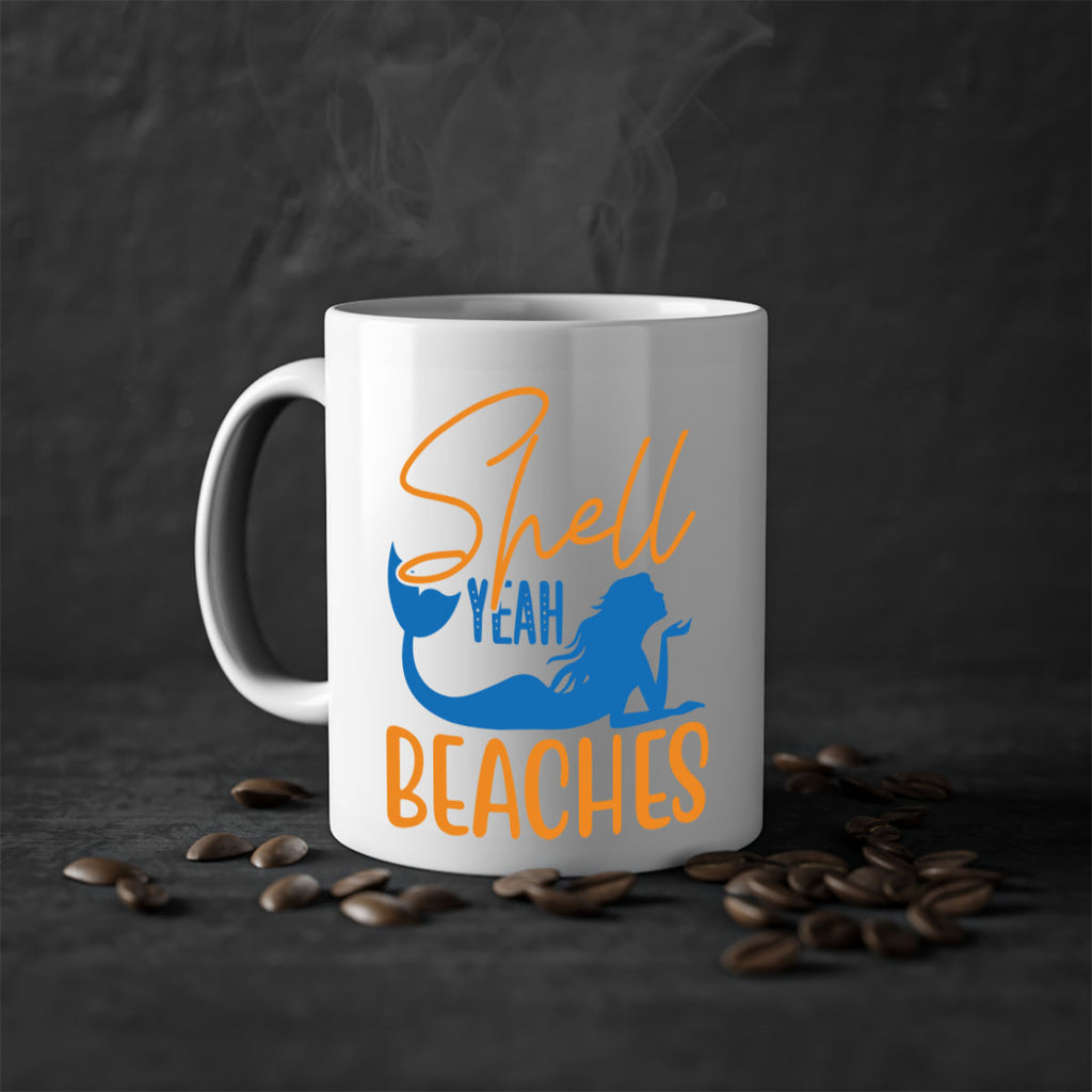 Shell Yeah Beaches 591#- mermaid-Mug / Coffee Cup