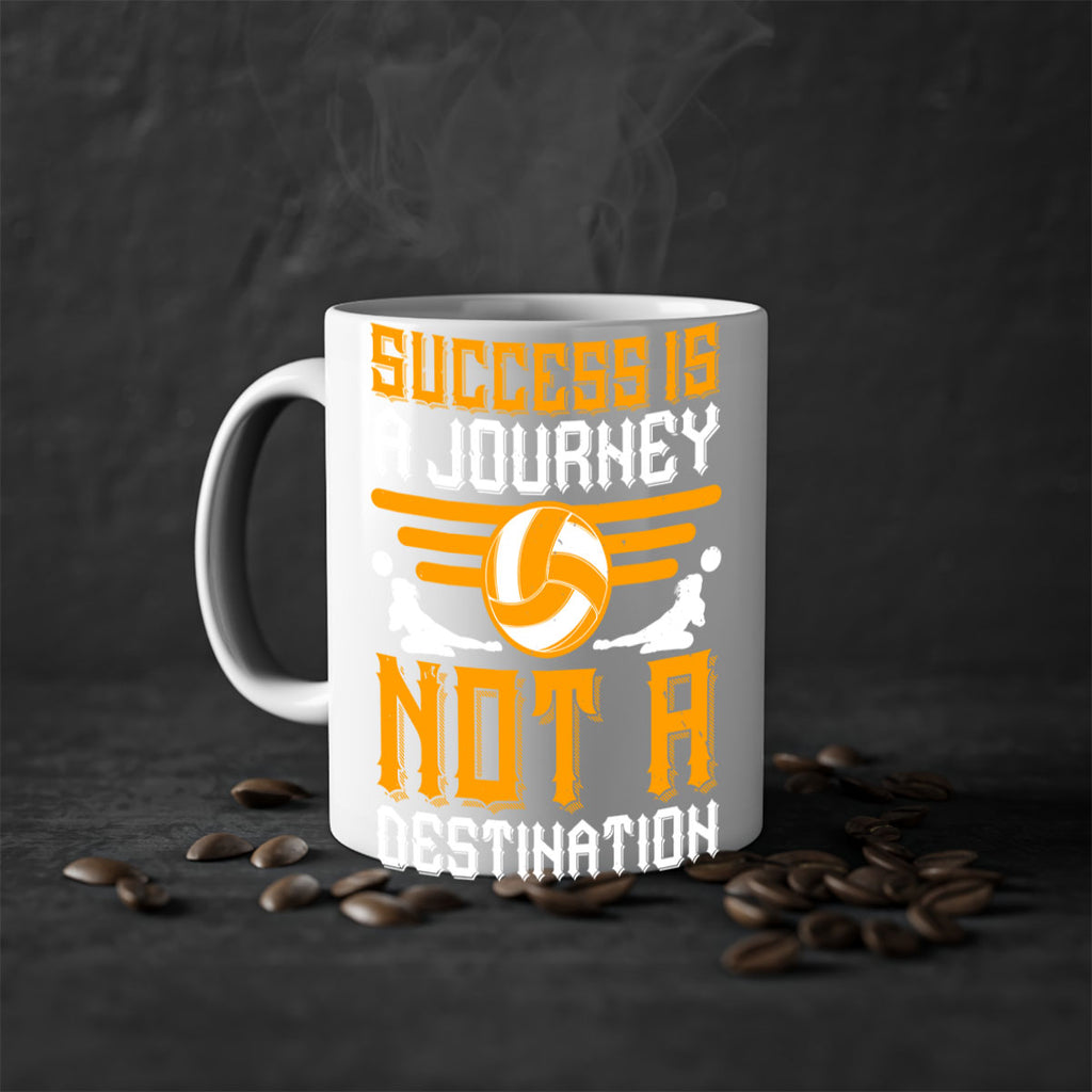 Success is a journey not a destination Style 426#- volleyball-Mug / Coffee Cup