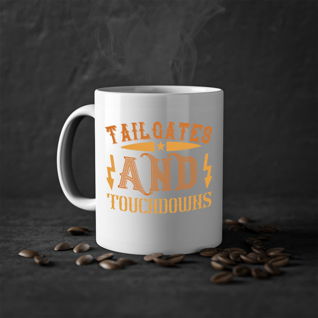Tailgatege and touchdowns 370#- football-Mug / Coffee Cup