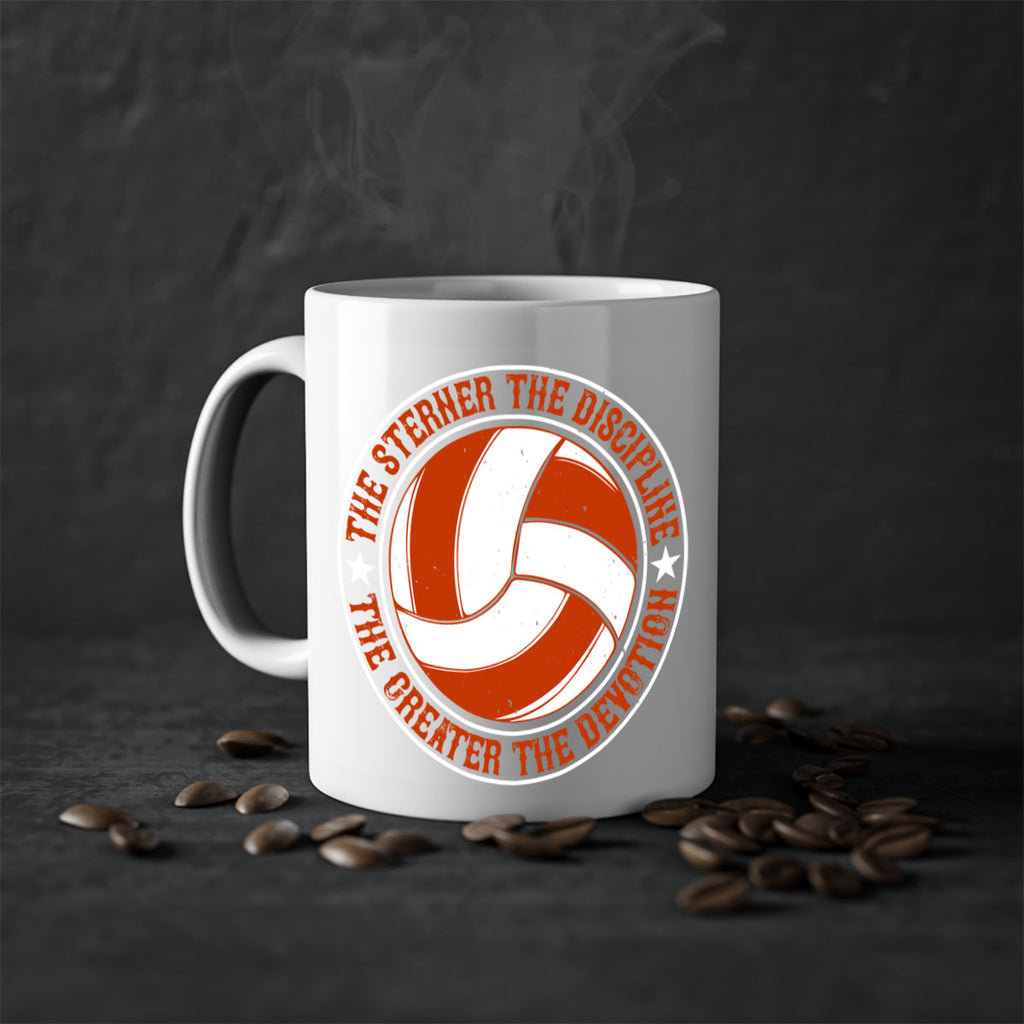 The sterner the discipline the greater the devotion Style 176#- volleyball-Mug / Coffee Cup