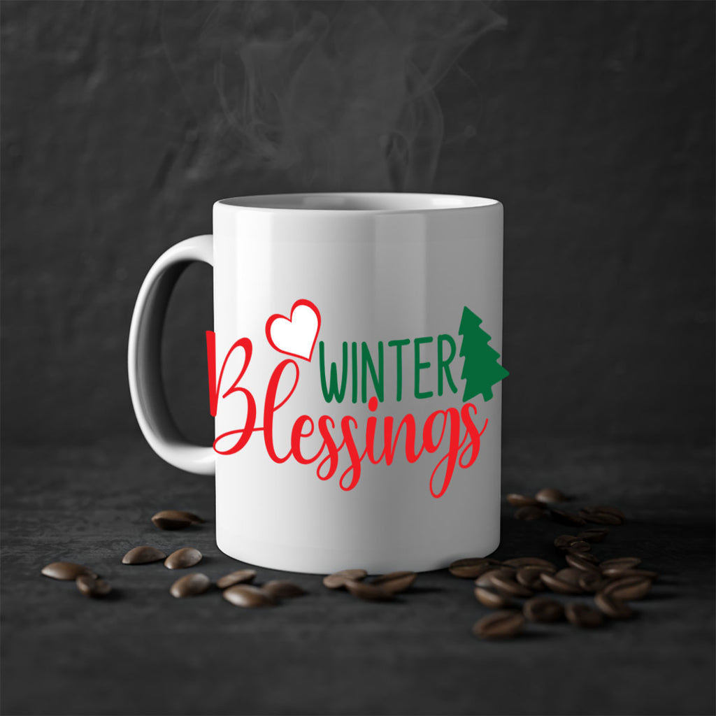 Winter Blessings 546#- winter-Mug / Coffee Cup