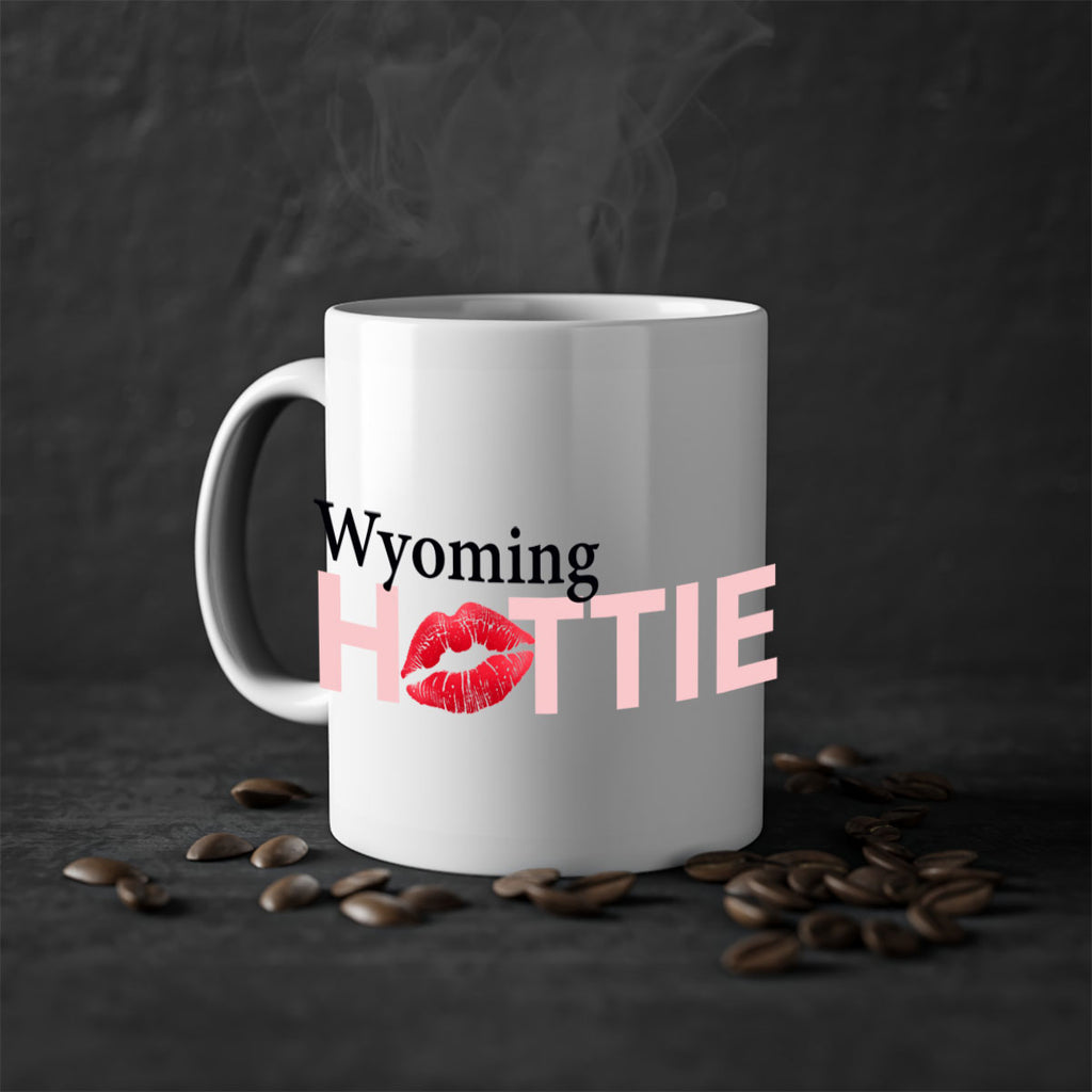 Wyoming Hottie With Red Lips 50#- Hottie Collection-Mug / Coffee Cup