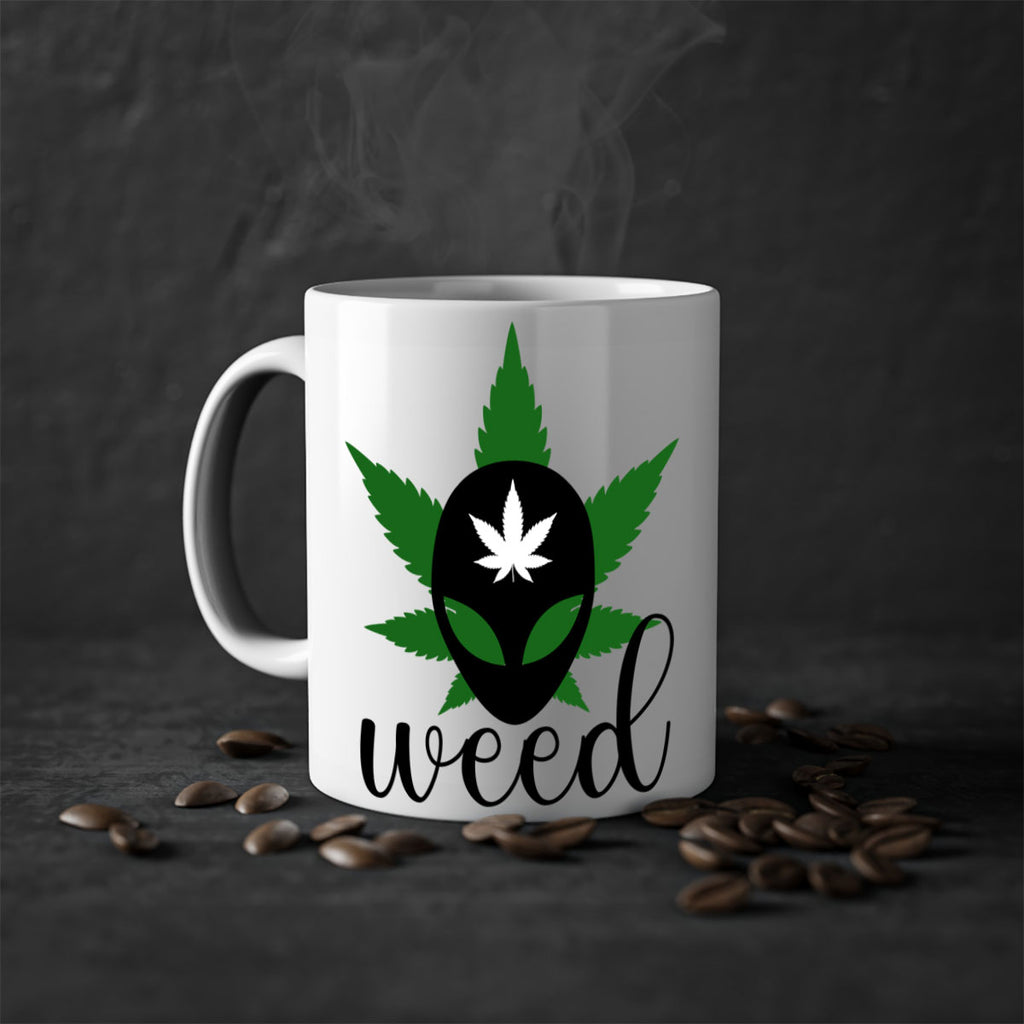 alien weed 12#- marijuana-Mug / Coffee Cup