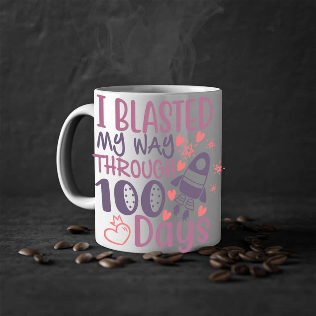 i blassted my way through 100 days 11#- 100 days-Mug / Coffee Cup