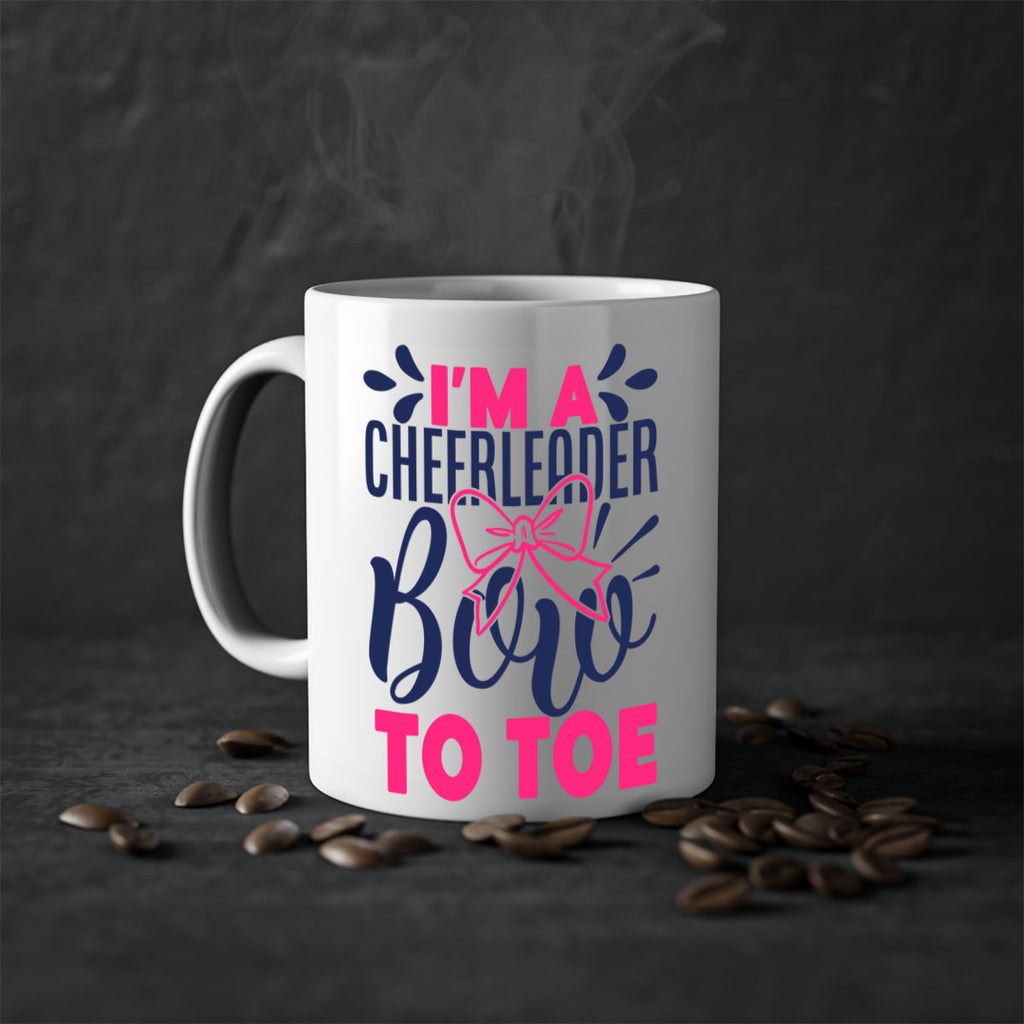 im a cheerleader bow to toe 1742#- cheer-Mug / Coffee Cup
