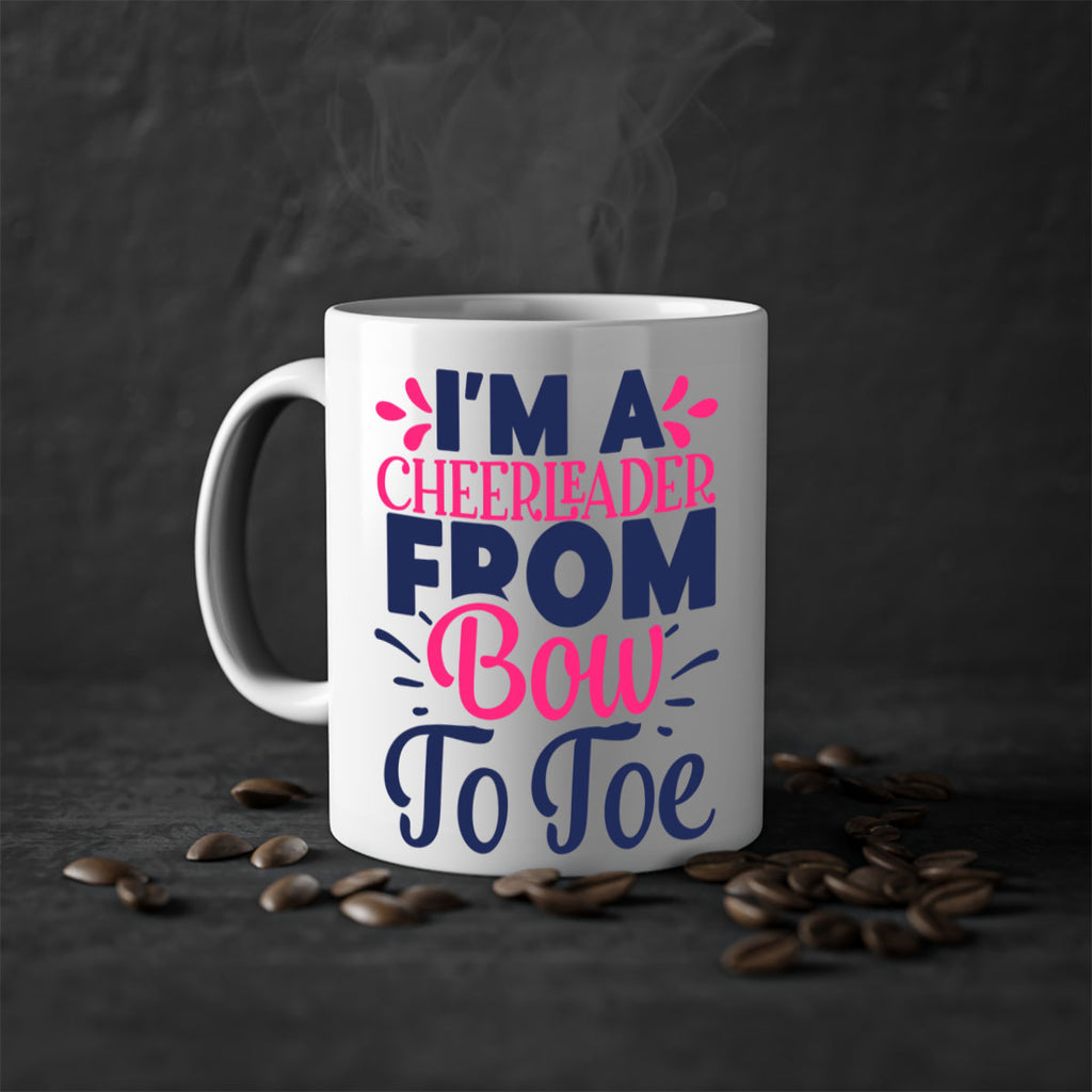 im a cheerleader bow to toe 1743#- cheer-Mug / Coffee Cup