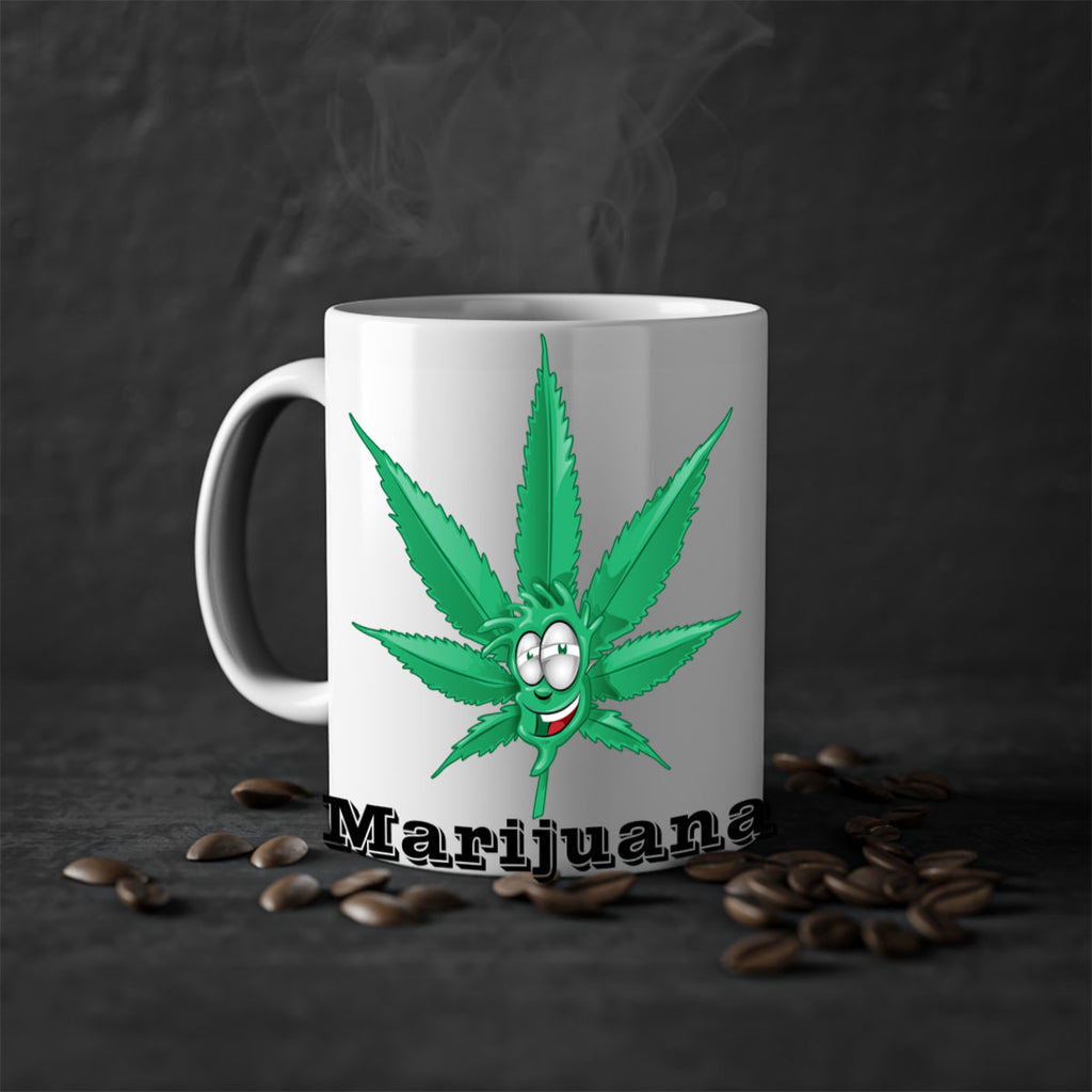marijuana happy face 199#- marijuana-Mug / Coffee Cup