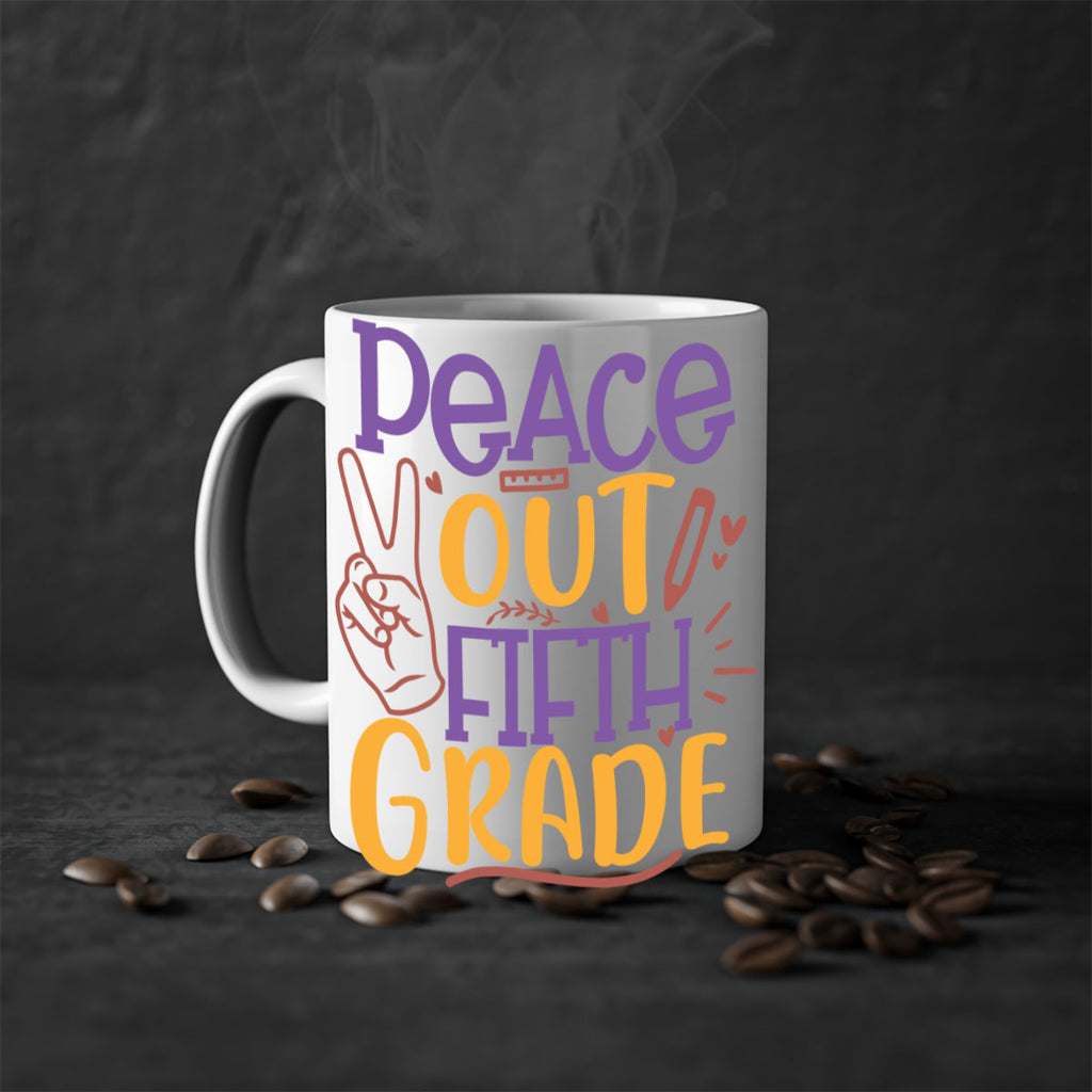 peace out 5th grade 1#- 5th grade-Mug / Coffee Cup