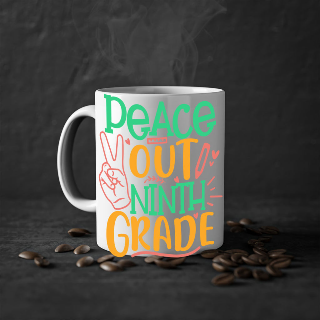 peace out 9th grade 2#- 9th grade-Mug / Coffee Cup