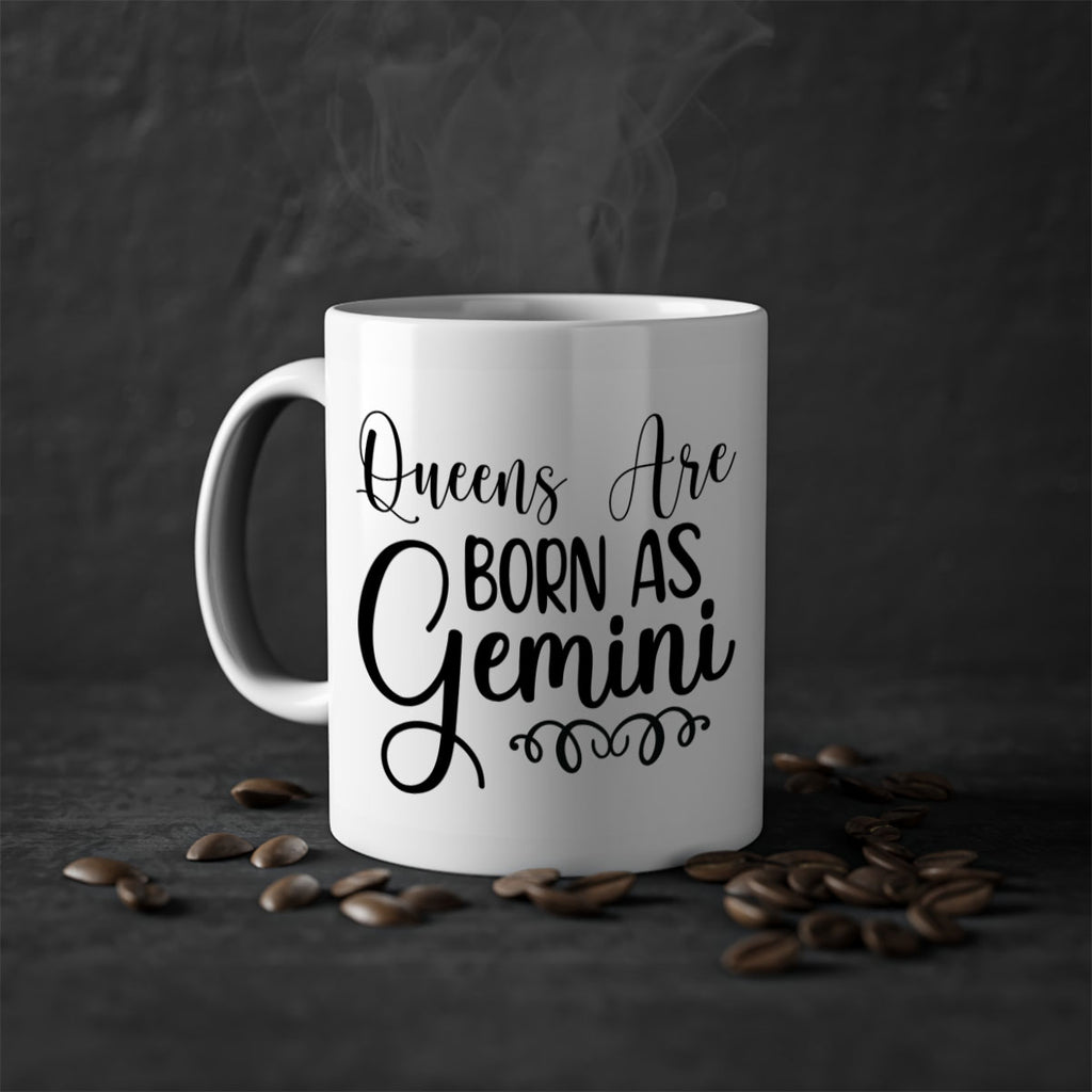 queens are born as gemini 393#- zodiac-Mug / Coffee Cup