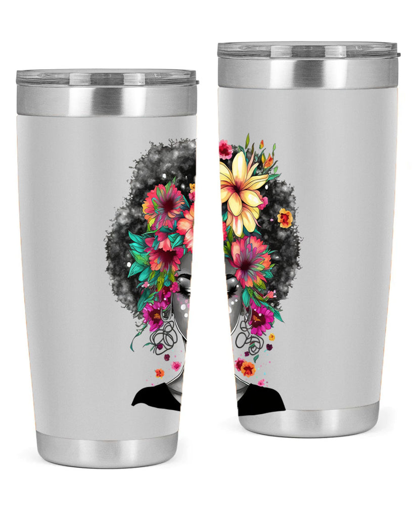 Sparkling Black Girl Design 9#- women-girls- Tumbler