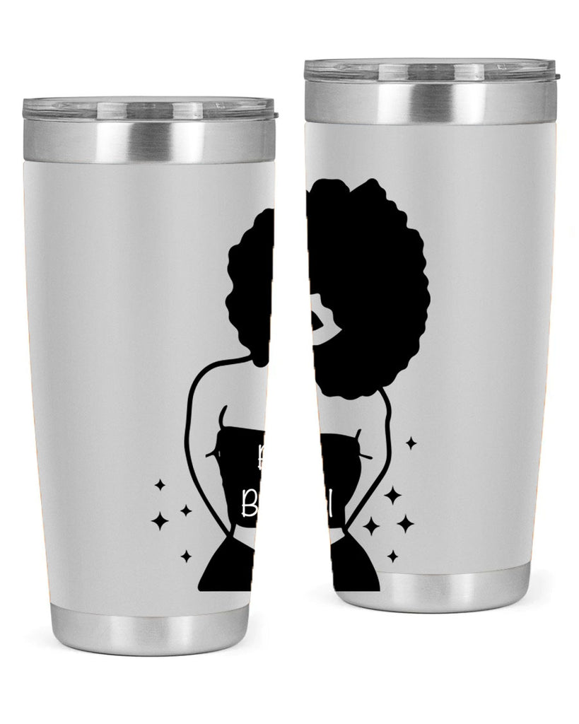black is beautiful 11#- women-girls- Tumbler