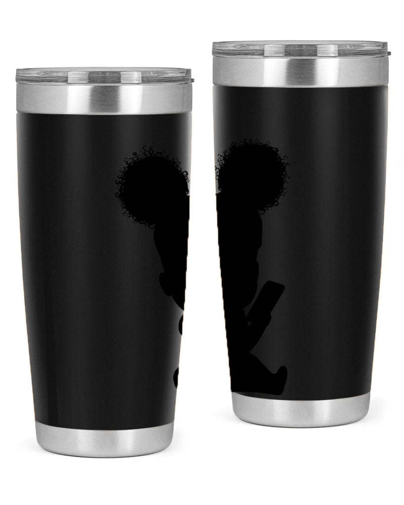 Black girl style 5#- women-girls- Tumbler
