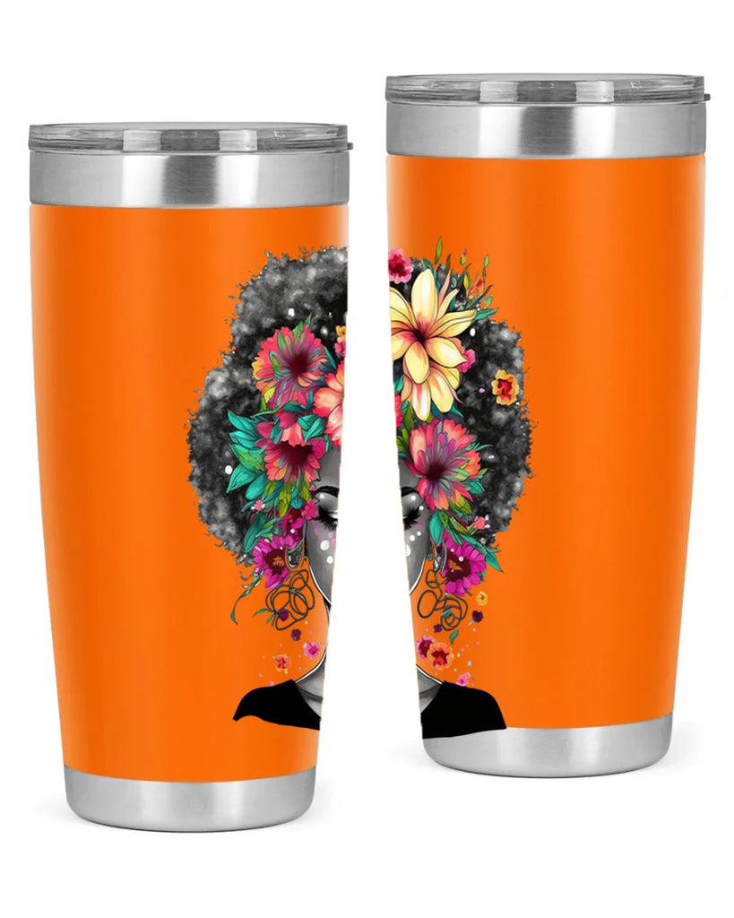 Sparkling Black Girl Design 9#- women-girls- Tumbler