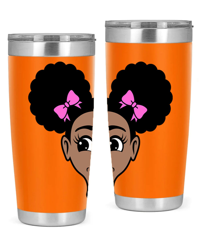 afro puffs girl 76#- women-girls- Tumbler