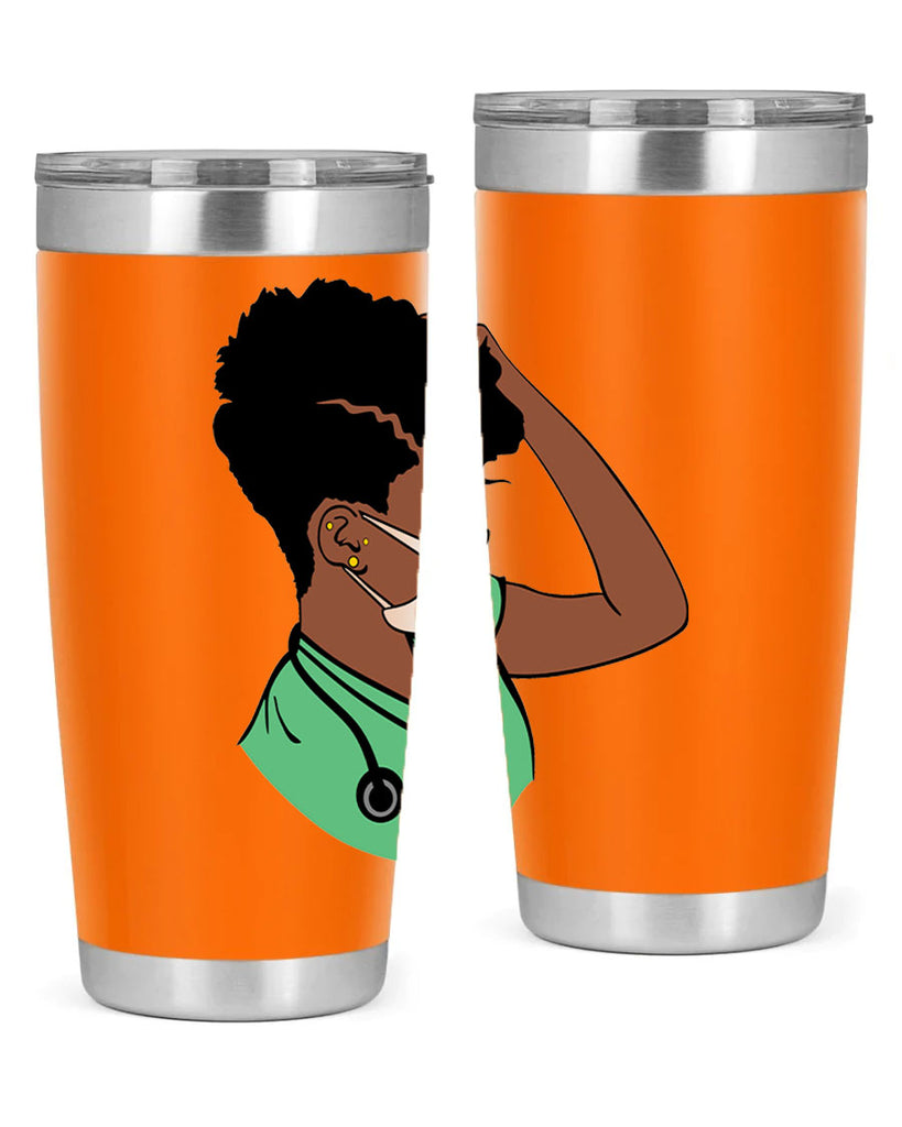black nurse 2#- women-girls- Tumbler