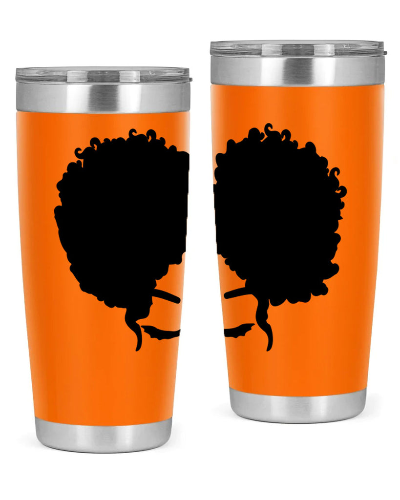 black woman red lips 9#- women-girls- Tumbler